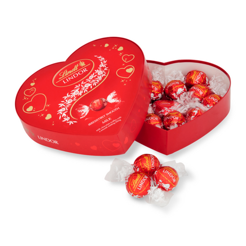 Lindt Lindor Armour Heart Milk Truffle Box