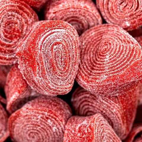 Sour Strawberry Rolls