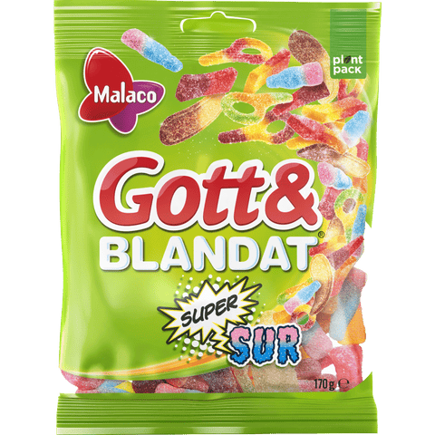 Malaco - Gott & Blandat Supersour