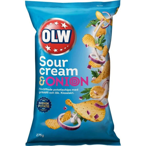 OLW Sourcream & Onion Potato Chips